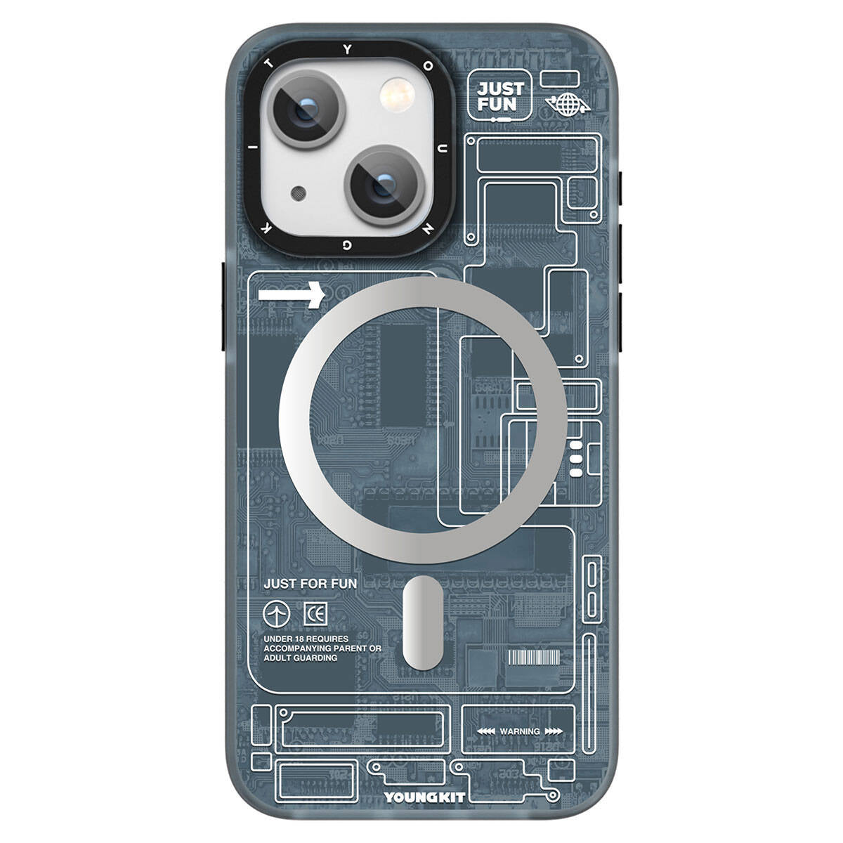 YoungKit Technology Serisi iPhone 15 Magsafe Şarj Özellikli Telefon Kılıfı - 1 YoungKit Technology Serisi iPhone 15 Magsafe Şarj Özellikli Telefon Kılıfı - 1